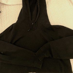 Black cropped hoodie - Out from Under